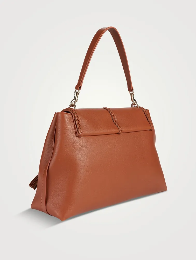 Large Penelope Leather Shoulder Bag