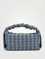 Scrunchie Jacquard Denim Bag