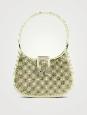 Small Legacy Crystal Satin Shoulder Bag