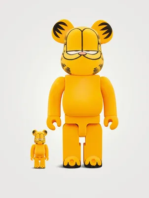 Garfield Flocky 100% & 400% Be@rbrick Set