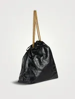 Medium Crush Leather Tote Bag