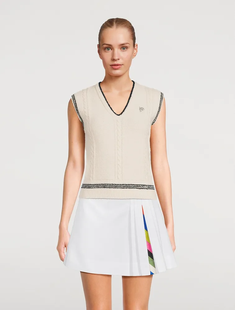 PUCCI Sweater Vest With Logo Embroidery