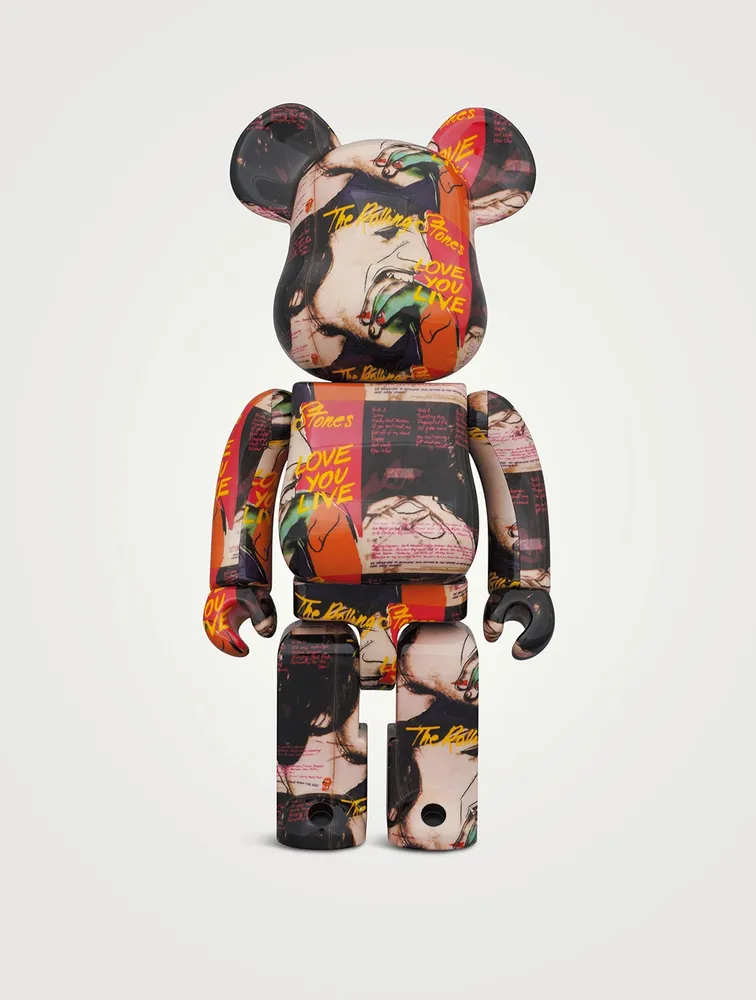 Warhol x Rolling Stones Love You Live 100% & 400% Be@rbrick Set