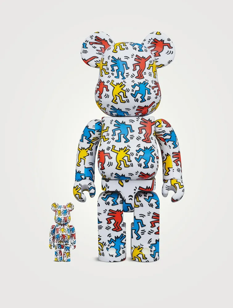 Keith Haring #9 100% & 400% Be@rbrick Set