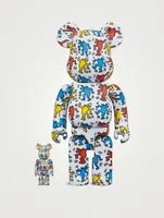 Keith Haring #9 100% & 400% Be@rbrick Set