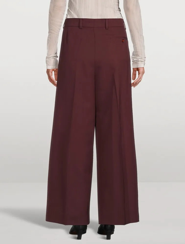 Wrap-Front Trousers