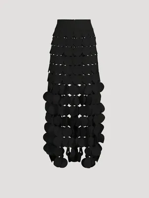 Multi-Circle Maxi Skirt