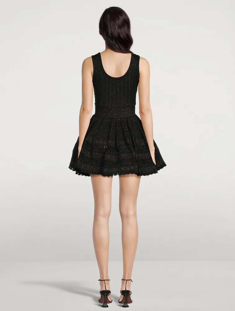 Lurex Crinoline Mini Dress