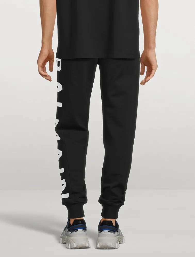 Cotton Sweatpants With Side Logo
