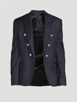 Wool Six-Button Jacket