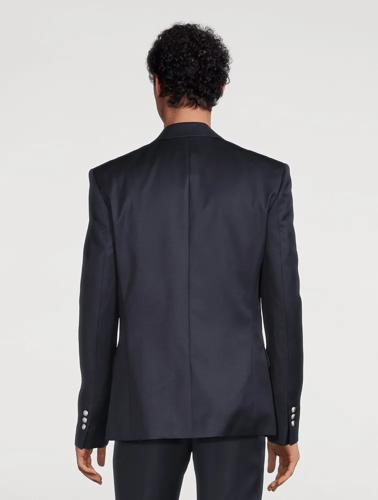 Wool Six-Button Jacket