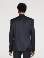 Wool Six-Button Jacket