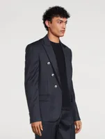 Wool Six-Button Jacket