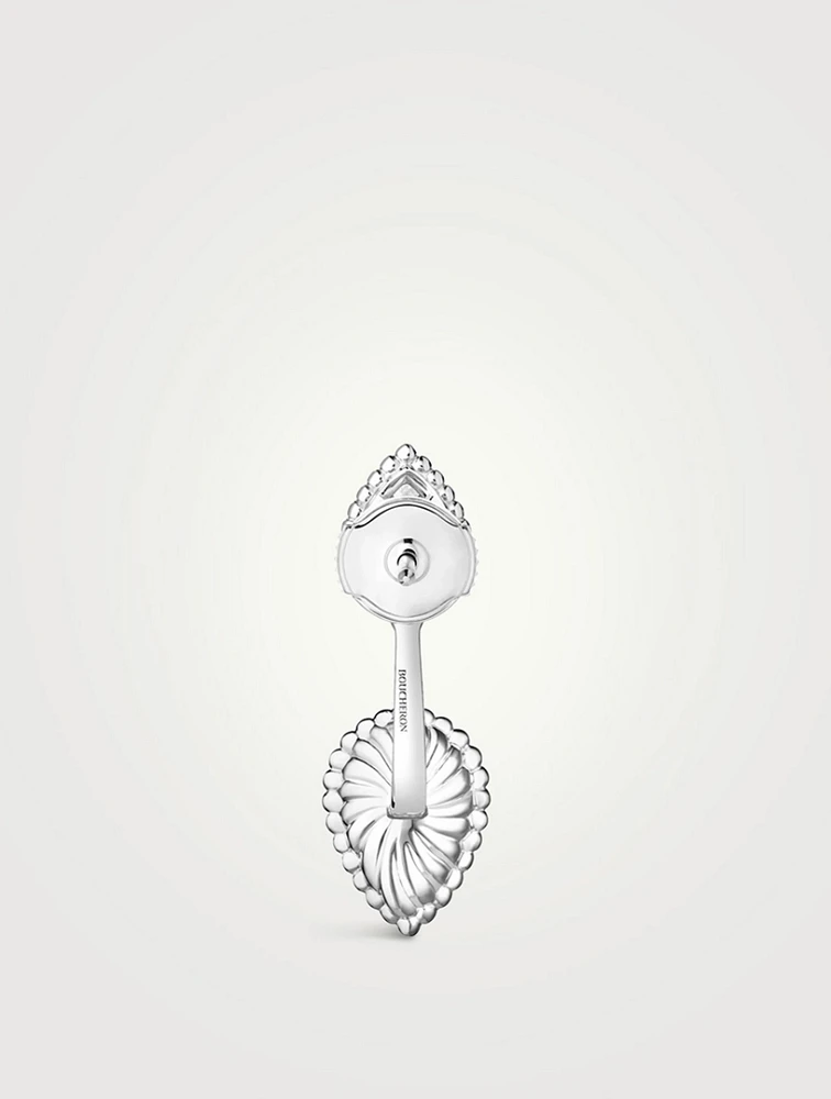 S And XS Serpent Bohème 18K Gold Single Stud Earring With Diamonds
