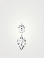 S And XS Serpent Bohème 18K Gold Single Stud Earring With Diamonds