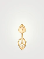 S And XS Motif Serpent Bohème Stud Earring With Mother-Of-Pearl And Diamonds