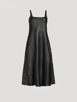 Leather Midi Dress