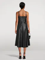 Leather Midi Dress