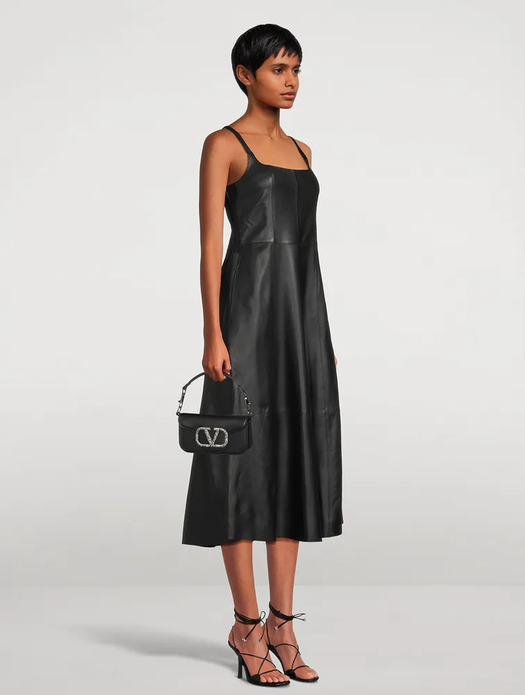 Leather Midi Dress