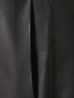 Leather Midi Dress