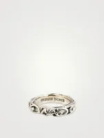 Silver Arabesque Band Ring
