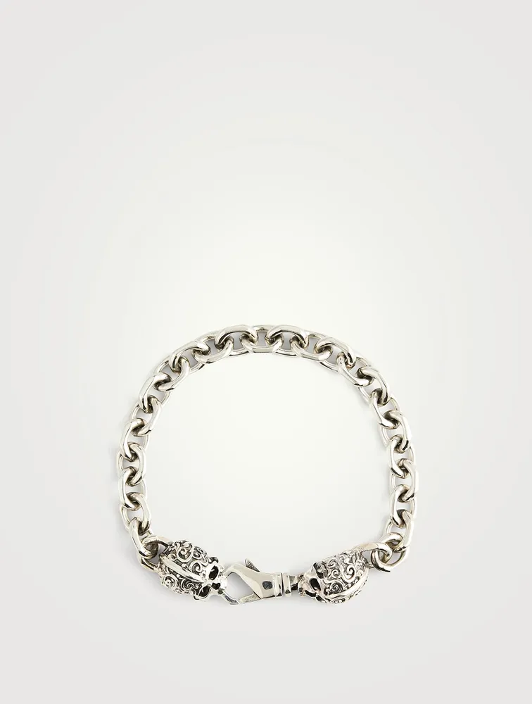 Silver Skulls Bracelet