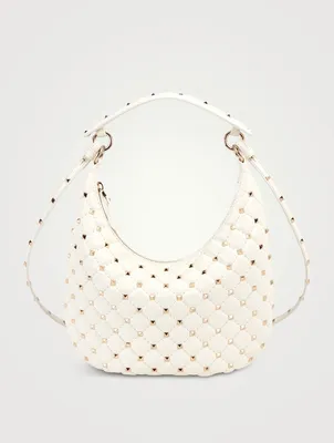 Small Rockstud Spike Leather Shoulder Bag