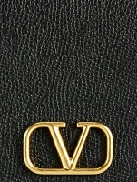 VLOGO Leather Crossbody Chain Wallet