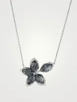 LMLMN 18K White Gold Pendant Necklace With Diamonds