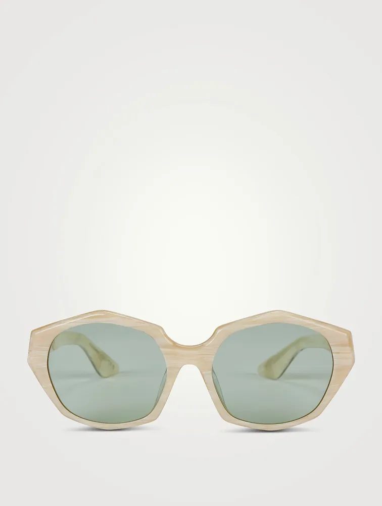 Oliver Peoples x Khaite 1971C Hexagon Sunglasses