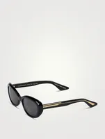 Oliver Peoples x Khaite 1969C Oval Sunglasses