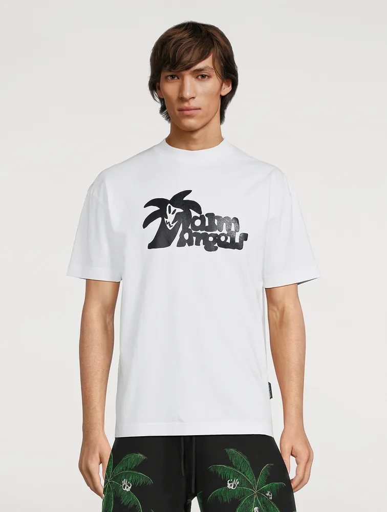 Hunter Classic T-Shirt in white - Palm Angels® Official