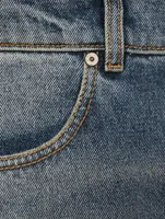 Reserve Dye Tapered-Leg Jeans