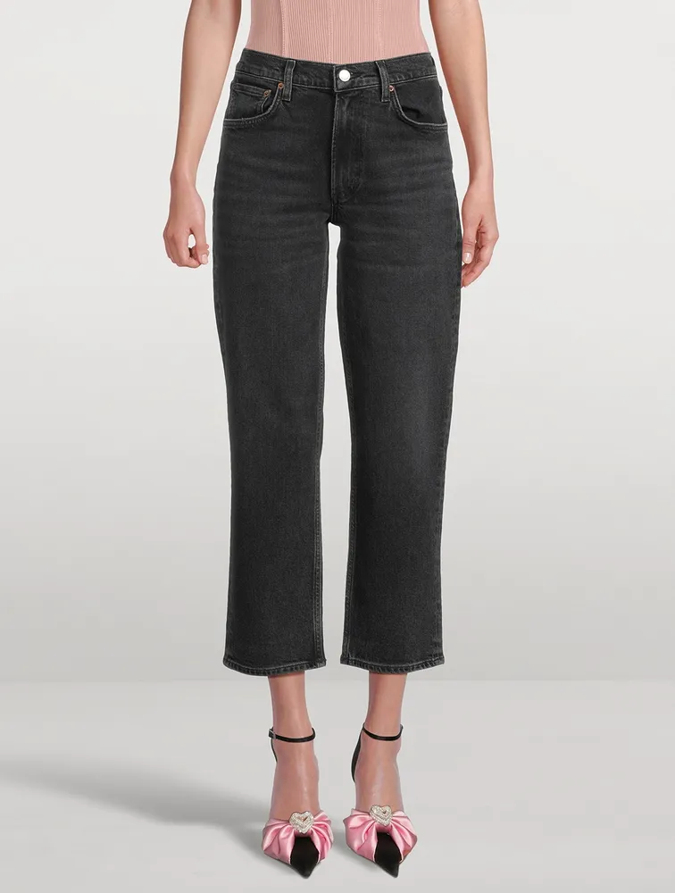 Kye Mid-Rise Straight Jeans