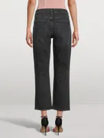 Kye Mid-Rise Straight Jeans