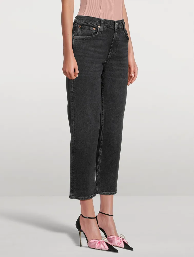 Kye Mid-Rise Straight Jeans