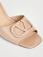 VLOGO Patent Leather Mules