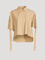 Loewe x Paula’s Ibiza Cotton Cropped Workwear Shirt