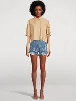 Loewe x Paula’s Ibiza Fish Denim Shorts