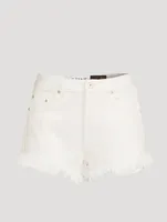 Loewe x Paula’s Ibiza Anagram Denim Shorts