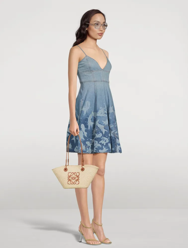 Loewe x Paula’s Ibiza Fish Denim Mini Dress