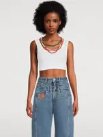 Loewe x Paula’s Ibiza Embellished Tank Top