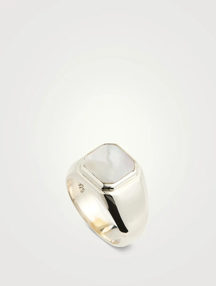 Sterling Silver Duppy Signet Ring