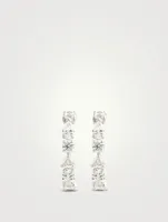 Tennis Deluxe Crystal Ear Cuffs