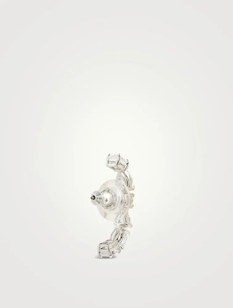 Tennis Deluxe Crystal Ear Cuffs