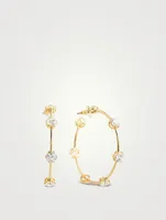 Constella Crystal Hoop Earrings