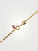 Florere Crystal Brooch Necklace