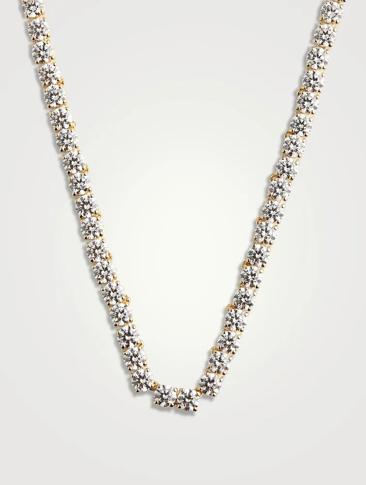 Matrix Crystal Tennis Necklace