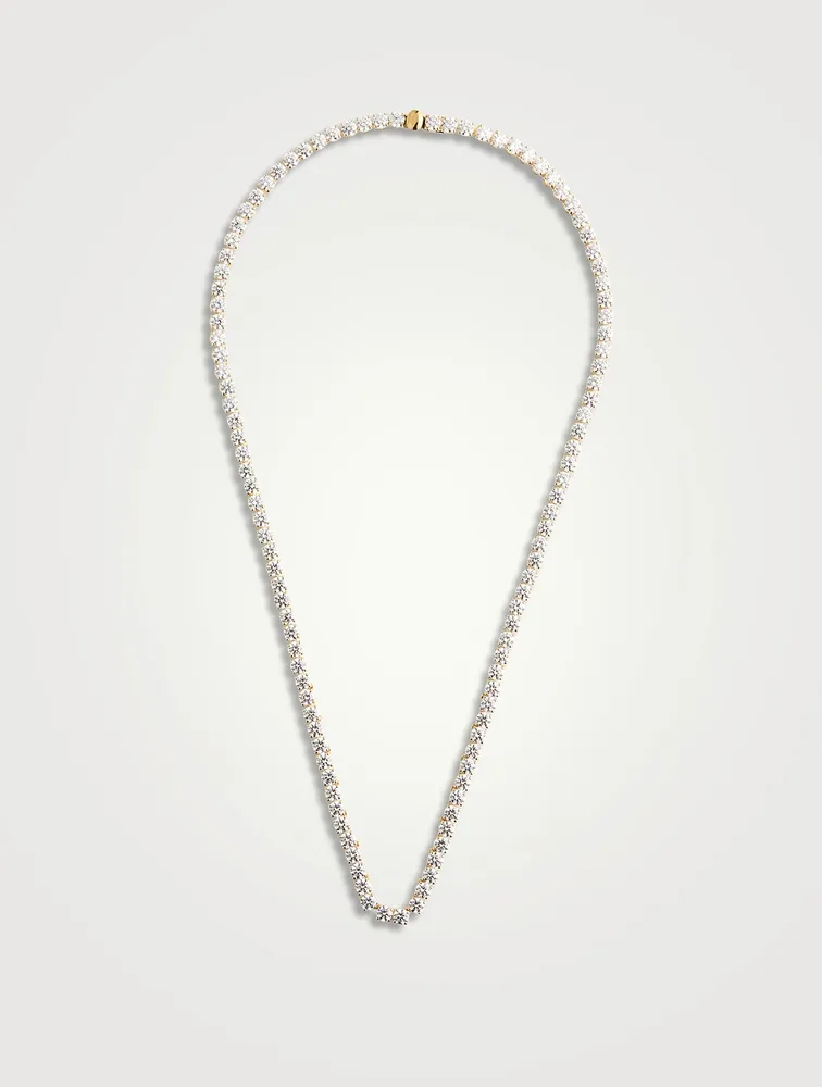 Matrix Crystal Tennis Necklace