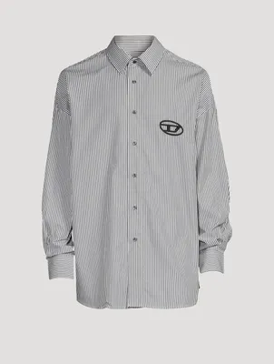 S-Douber Cotton Long-Sleeve Shirt